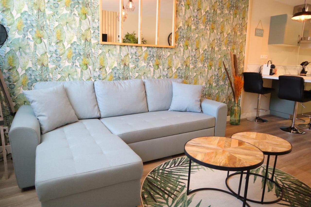 Appartement 1 Chambre Ambiance Tropicale - Centre De Bourbourg, Terrasse Privee المظهر الخارجي الصورة